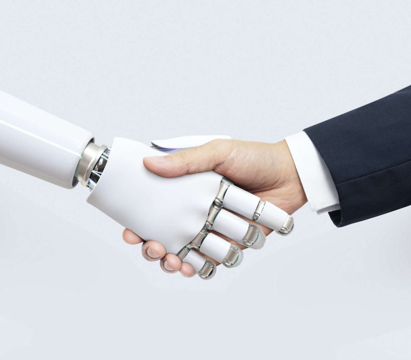 AI background business technology, digital transformation